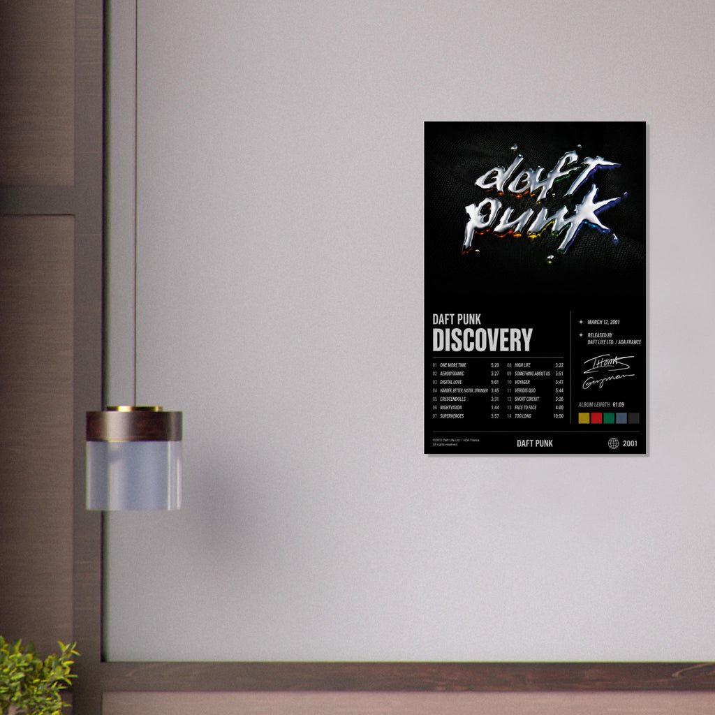 Discovery poster close-up print detail