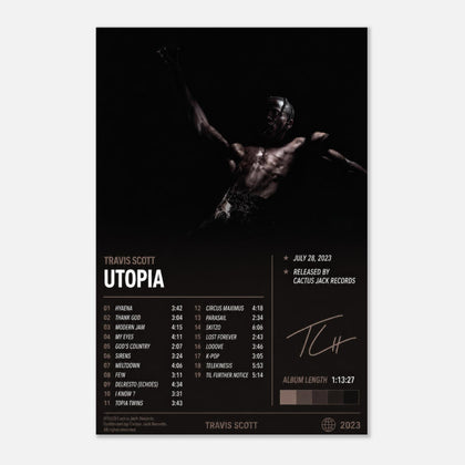 UTOPIA — Travis Scott Poster