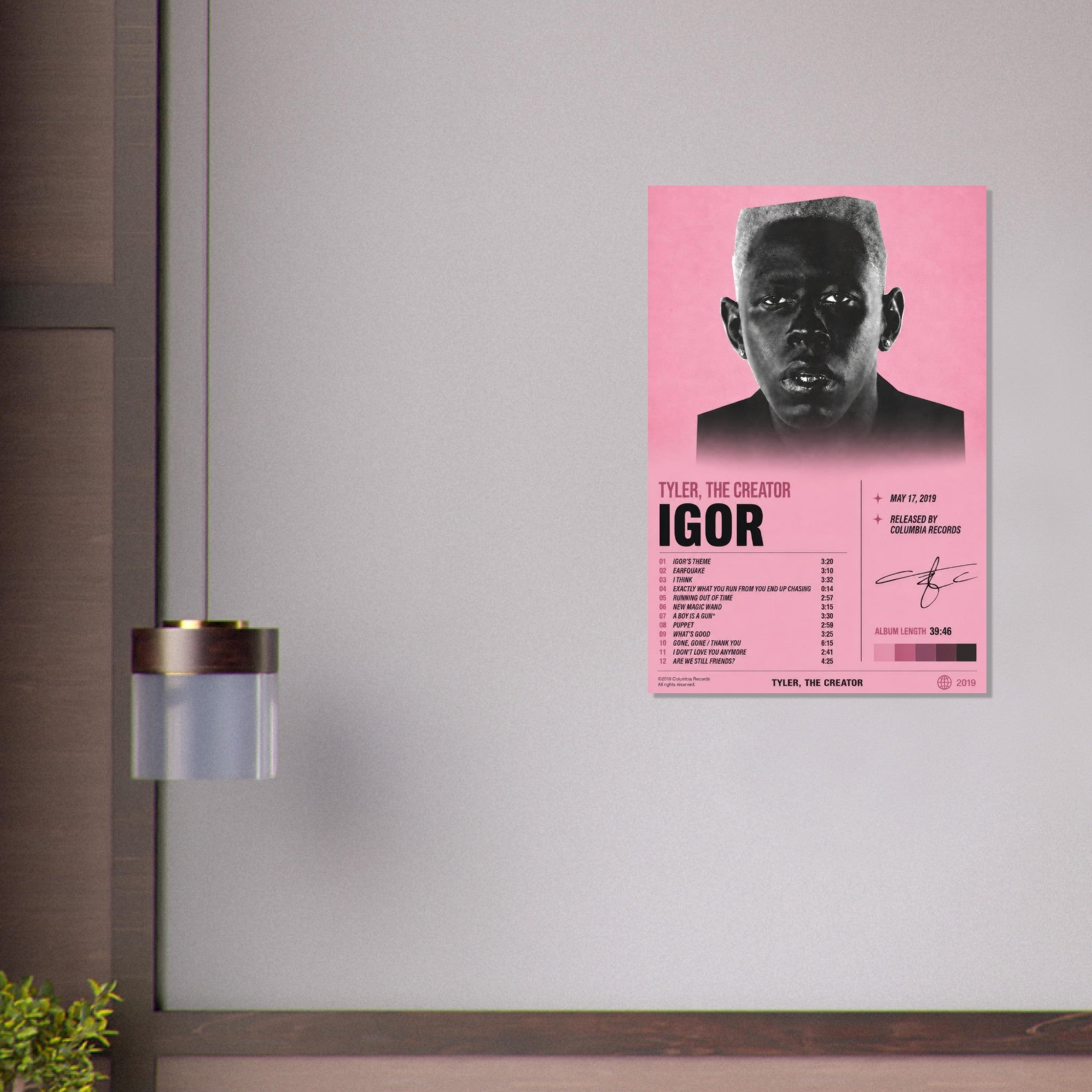 IGOR poster close-up print detail