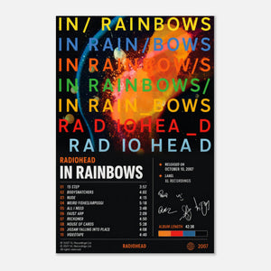 In Rainbows — Radiohead Poster