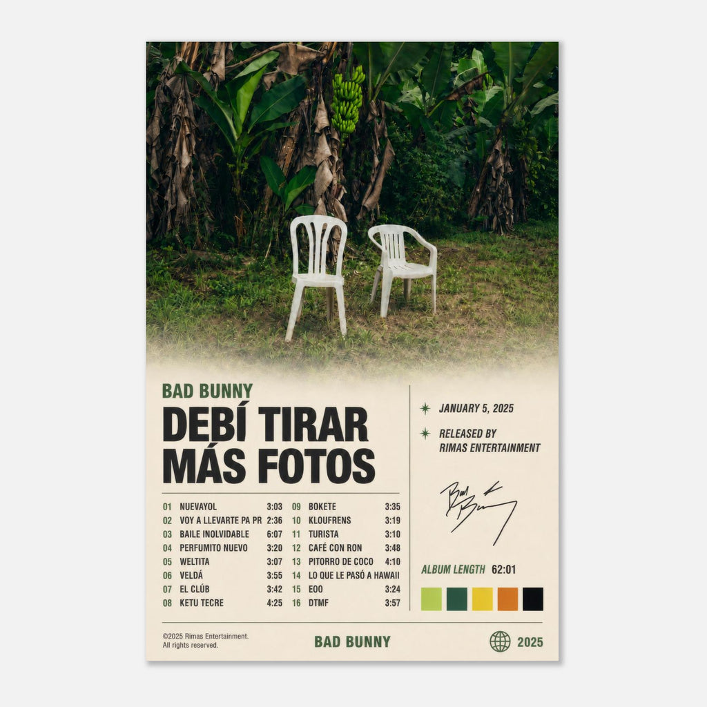 Debí Tirar Más Fotos by Bad Bunny — album art poster