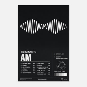AM — Arctic Monkeys Poster