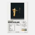 Heroes & Villains by Metro Boomin — album art poster