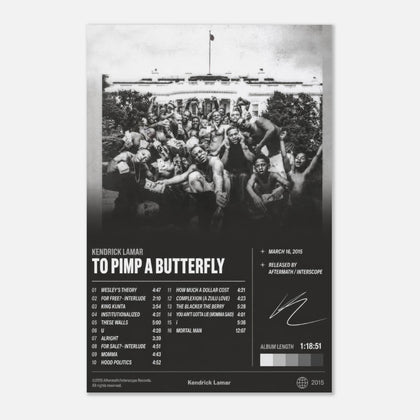 To Pimp a Butterfly — Kendrick Lamar Poster