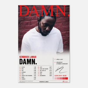 DAMN. — Kendrick Lamar Poster