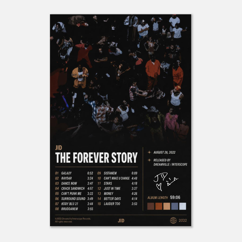 The Forever Story by JID — album art poster
