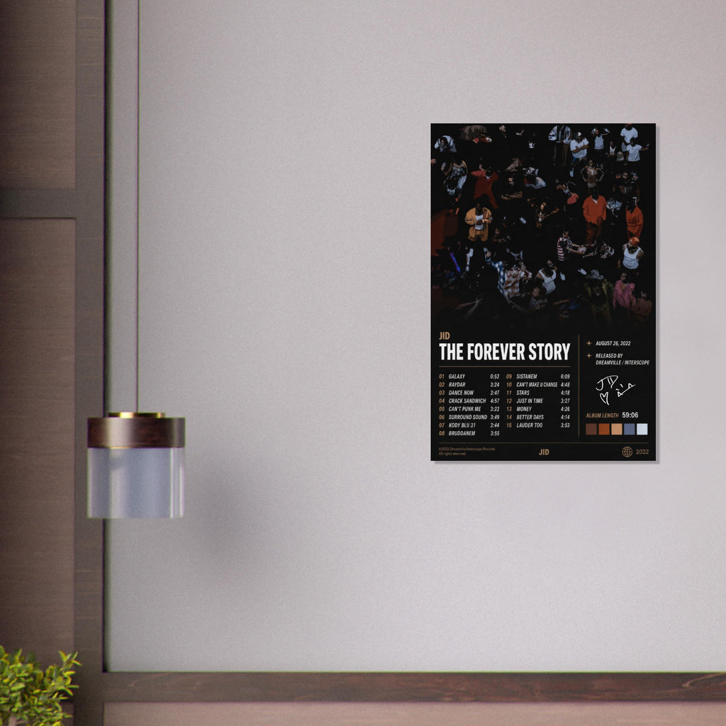 The Forever Story poster close-up print detail
