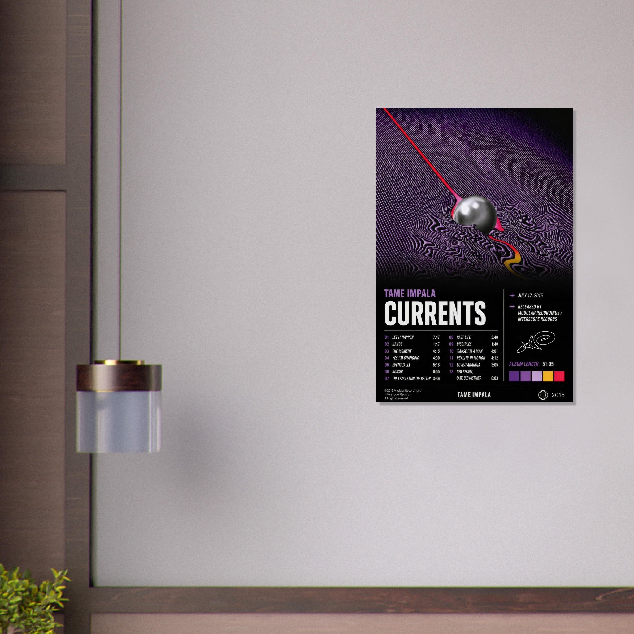 Currents poster close-up print detail