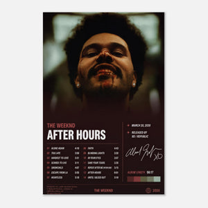 After Hours — The Weeknd Poster
