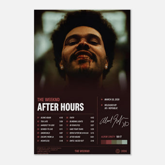 After Hours — The Weeknd Poster