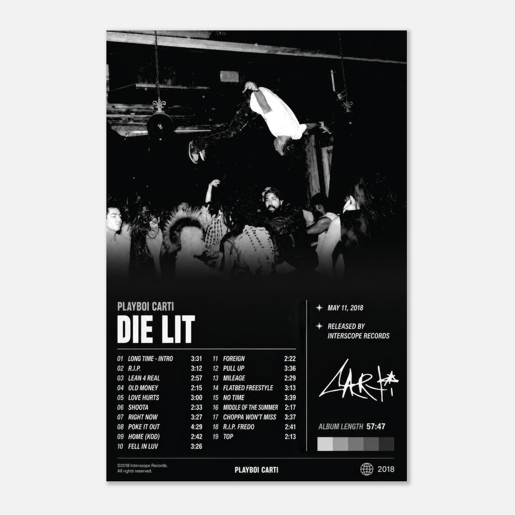Die Lit by Playboi Carti — album art poster
