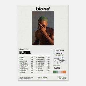 BLONDE — Frank Ocean Poster