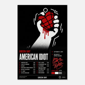 American Idiot — Green Day Poster