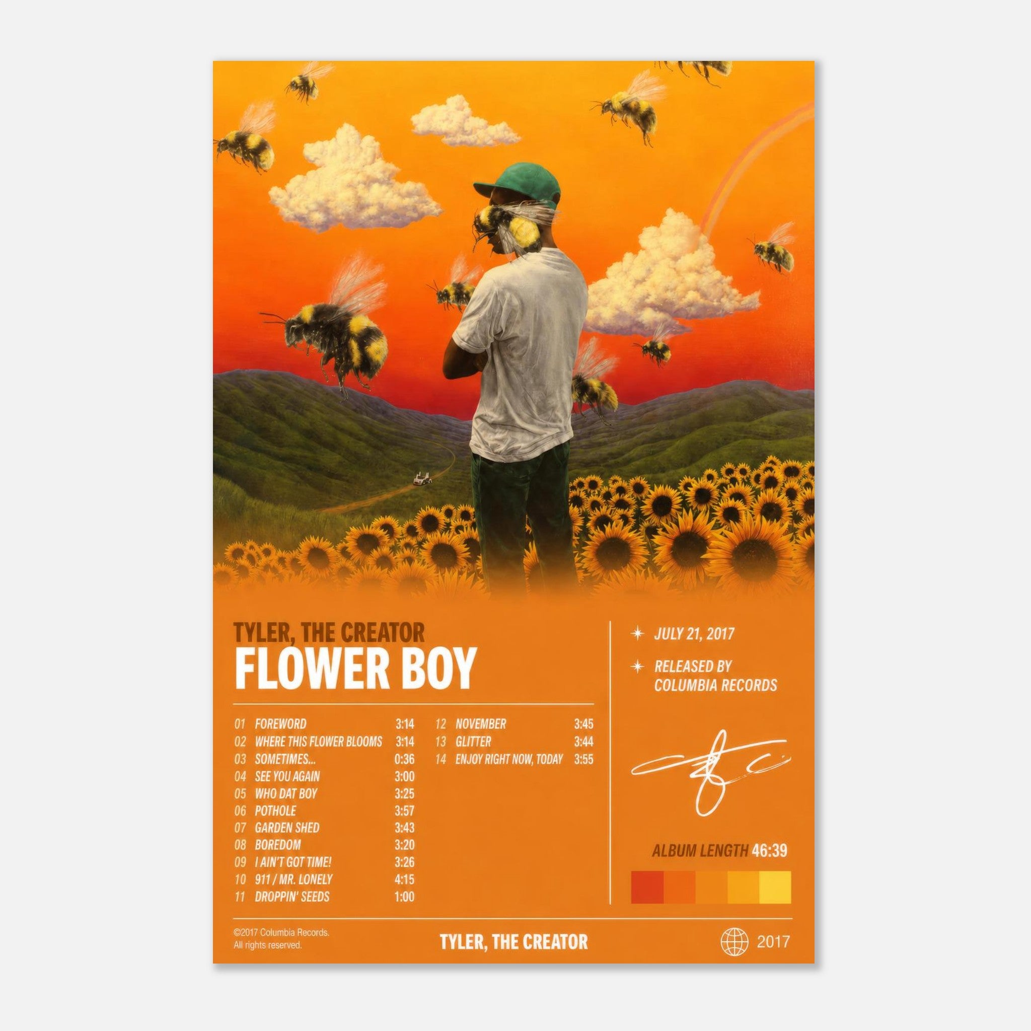 Flower Boy by Tyler, the Creator — album art poster